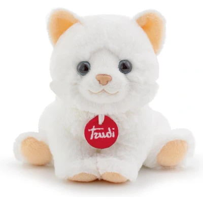 Afbeelding van Trudi Puppy Kat (S TUDE5000) Pluche knuffel Ca. 16 cm (Maat S) Geschikt voor jongens en meisjes Wit