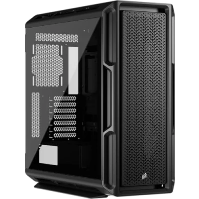 Afbeelding van Corsair Geh Midi 5000T (Gehard glas) Zwart (E ATX, Mini ITX, mATX), PC behuizing,