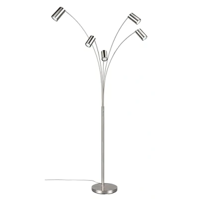 Afbeelding van TRIO MARLEY Staande lamp Nikkel mat excl. 5x GU10 4,5W