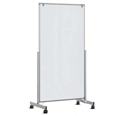 Afbeelding van Maul Mobiel whiteboard MAULpro easy2move (b x h) 1000 mm 1800 Wit Kunststof coating Aan beide zijden te gebruiken, Incl. wielen