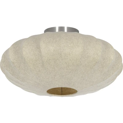 Afbeelding van Light&amp;living Plafonnière Ø40x17,5 cm FAY bruin