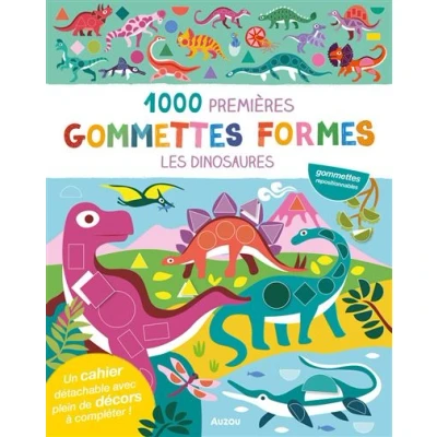 Image de Mes tout premiers autocollants 1000 gommettes formes dinosaures