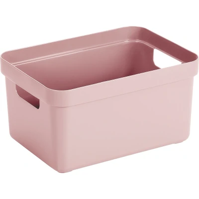 Afbeelding van Sunware Sigma home opbergbox 5L roze 25,2 x 17,5 12,2 cm