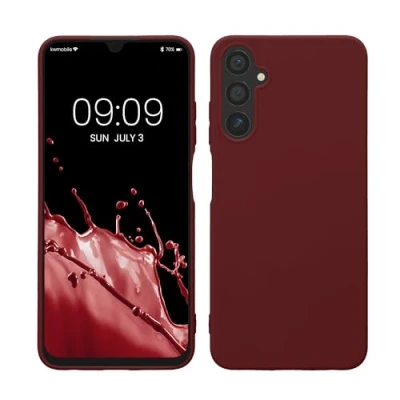 Afbeelding van kwmobile telefoonhoesje geschikt voor Samsung Galaxy A05s Hoesje smartphone Back cover in bordeaux violet