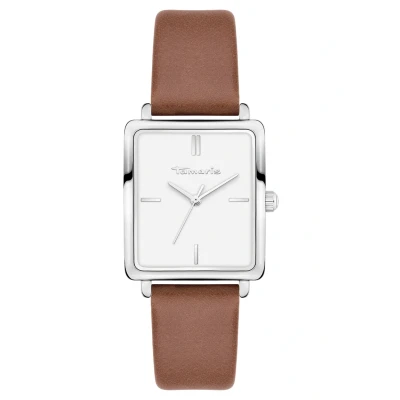 Afbeelding van Tamaris Analoog kwartshorloge voor dames met TT roestvrijstalen armband, Bruin, Modern
