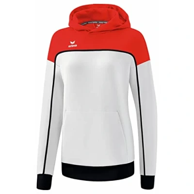 Afbeelding van CHANGE by erima sweatshirt met capuchon dames wit/rood/zwart / 34