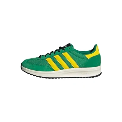 Afbeelding van adidas Hardloopschoenen voor heren, 70s 2.0, groen/geel/gebroken wit, UK, Groen, geel, gebroken 46 EU, wit