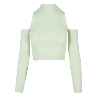Afbeelding van Urban Classics CUT OUT Longsleeve, Dames, Maat: XS, Lightmint