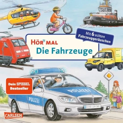 Afbeelding van Hör mal (Soundbuch): Die Fahrzeuge: Zum Hören, Schauen und Mitmachen ab 2 Jahren mit echten Fahrzeuggeräuschen