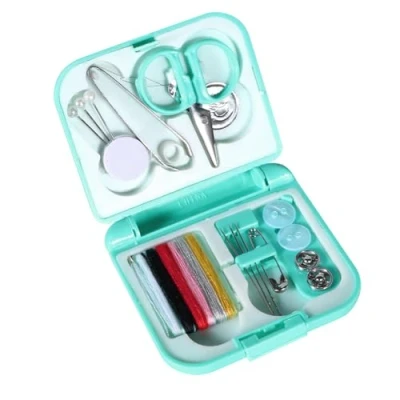 Afbeelding van Mini Naaiset Draagbare naaiaccessoires Naaidoos Basisuitrusting Naaigarenset voor thuisreizen Beginners Noodgeval