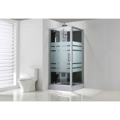 Afbeelding van Xellanz Thermo complete douchecabine 90x90x228 alu 5mm glas