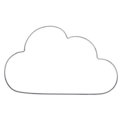 Afbeelding van Rayher 24125000 wolkengaren, 30 x 17,5 cm, wolk van metaaldraad, om te wikkelen, knutselen, decoratie