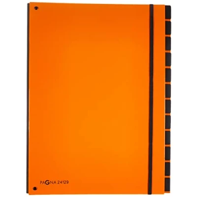 Afbeelding van Sorteermap Pagna Trend A4 12 tabs oranje