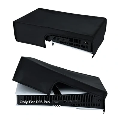 Afbeelding van Tolesum PS5 Pro hoes, Pro, spatwaterdicht, stofdicht, voor Playstation 5 console, niet PS5/PS5 Slim (horizontaal)