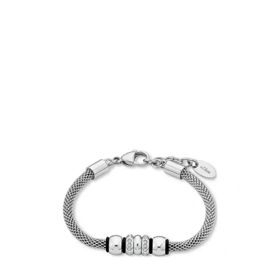 Afbeelding van s.Oliver Armband silvercoloured, Dames, Maat: One Size, Silver coloured