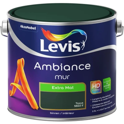 Afbeelding van Levis muurverf Ambiance mur extra mat 2.5l taxus