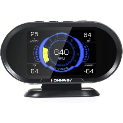 Afbeelding van Konnwei KW206 HUD OBD2 Auto Diagnostische Scanner