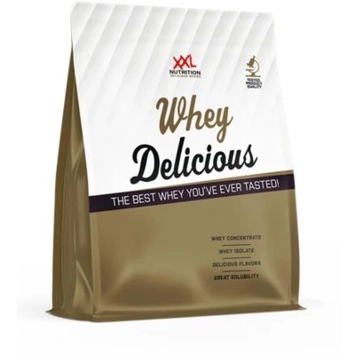 Afbeelding van XXL Nutrition Whey Delicious Sweet Vanille Wei Eiwitpoeder met BCAA &amp; Glutamine, Proteïne poeder, Eiwit shake, Protein 2500 gram