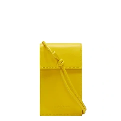 Afbeelding van LIEBESKIND BERLIN Schoudertas mobiele telefoon Seasonal Noos Biker Mobile Pouch Lemon Mosterdgeel