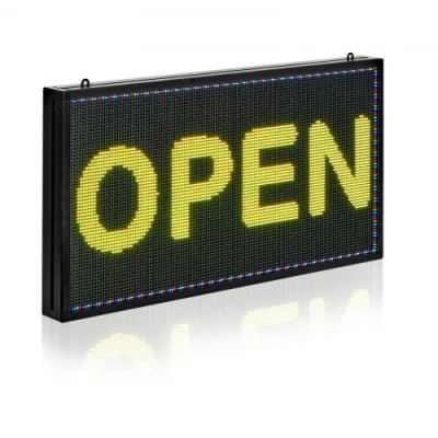 Image de VEVOR Enseigne Lumineuse LED Panneau d’Affichage Numérique Programmable 67x35 cm