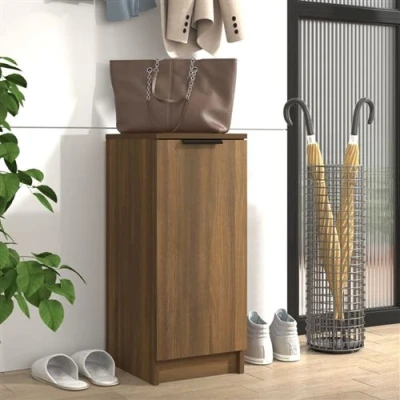Afbeelding van Schoenenkast 30x35x70 cm bewerkt hout bruineikenkleurig