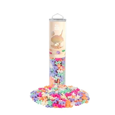 Afbeelding van Plus Pearl Mix Tube Constructiespeelgoed Set Met Bouwstenen 240 Delige Bouwset Bouwspeelgoed Vanaf 3 Jaar