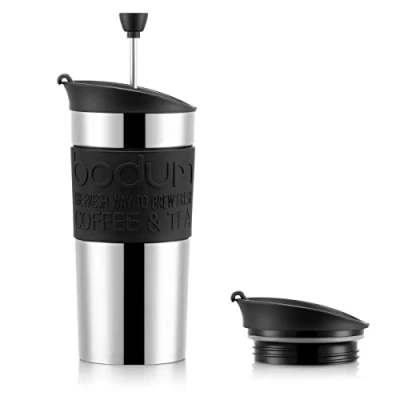 Image de BODUM Mug à piston &quot;Travel press noir&quot; 35 cL
