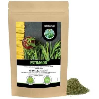 Afbeelding van Ingewreven dragon (125 g), zacht gedroogde dragon, 100% zuivere en natuurlijke dragonbladeren voor de bereiding van kruidenmengsels