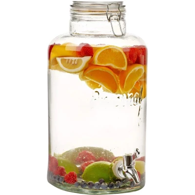 Afbeelding van HANOO Drankdispenser / Limonadekan XL Glas 8L