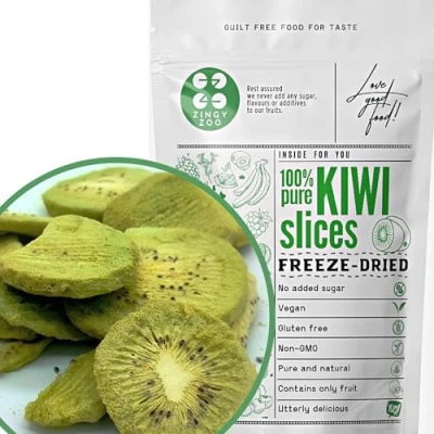 Image de Fruits Kiwi Lyophilisée 100% Naturel Sechee Freeze Dried Fruit Seche Lyophilisateur et Sans Sucre Ajouté Gefriergetrocknete Früchte Naturlich Fruchtchips
