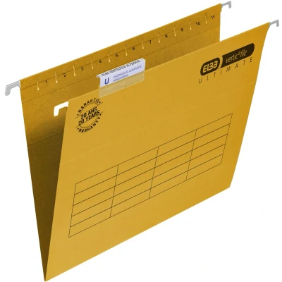 Afbeelding van Hangmap Elba Verticfile Ultimate A4 V bodem geel