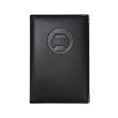 Afbeelding van Color Pop® Papierhouder voor auto, dames en heren, gemaakt in Frankrijk, pvc, 15,4 x 10,3 0,8 cm, zilver., klassiek
