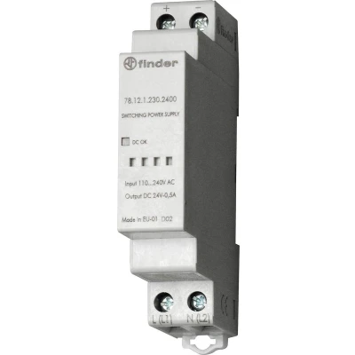 Afbeelding van Finder 78.12.1.230.1200 DIN rail netvoeding 12 V/DC 1.25 A W Inhoud: 1 stuk(s)