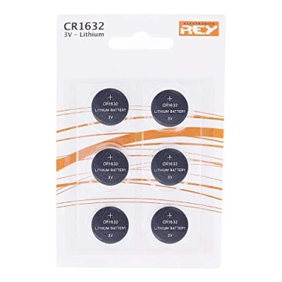 Afbeelding van 6 stuks CR1632 3V alkalinebatterij lithium knop blister