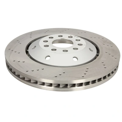 Afbeelding van SHW Performance AFL46411 remschijf Vooras links 365 34 Geperforeerd, interne ventilatie, tweedelige Gecoat High carbon AUDI: A6 C5 Avant