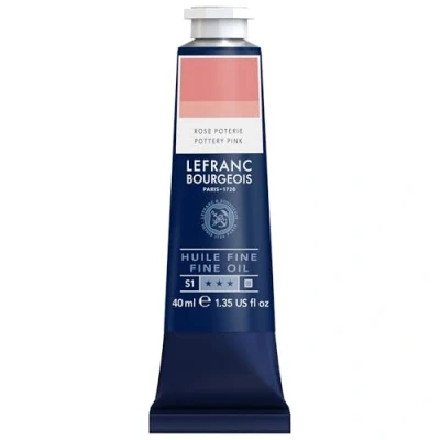 Afbeelding van Lefranc Bourgeois Fijne Tube olie, 40 ml, roze pottenbakkerij
