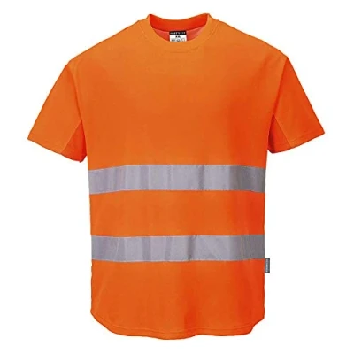 Afbeelding van Portwest Ademend T shirt, kleur: oranje, maat: L, C394ORRL