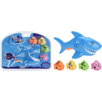 Afbeelding van Free And Easy Visvangspel Haai Junior 15 Cm 5 delig