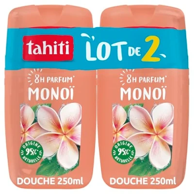 Afbeelding van TAHITI Douchegel 8 uur Monoï 250 ml x 2