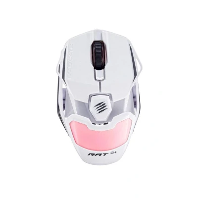 Image de Mad Catz R.A.T. 2+ Souris droitiers et gauchers optique 5 boutons filaire USB blanc