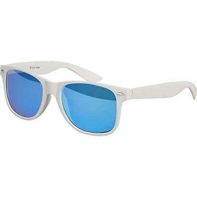 Afbeelding van Nerd zonnebril UV400 CAT 3 CE rubber retro stijl uniseks vintage bril met veerscharnier voor vrouwen mannen (verschillend)
