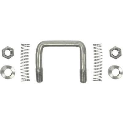 Afbeelding van Pro Plus Sjorbeugel met Veer h.o.h 70 mm RVS Maximale Belasting 800 kilo blister