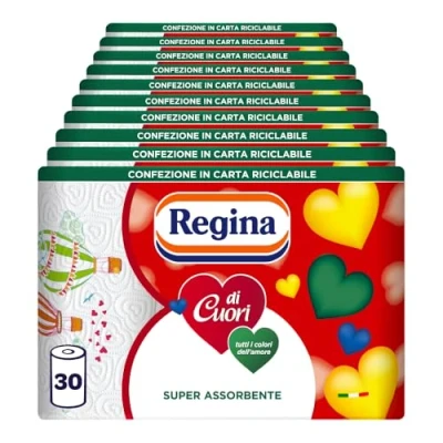 Afbeelding van Regina Di Cuori keukenrollen, 30 stuks