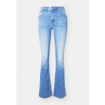 Afbeelding van Lee Breese Bootcut jeans lightblue denim, Dames, Maat: 24x31, Light blue denim
