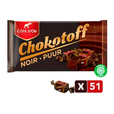Afbeelding van Cote D&#039;Or Chocotoff Puur 15x500g