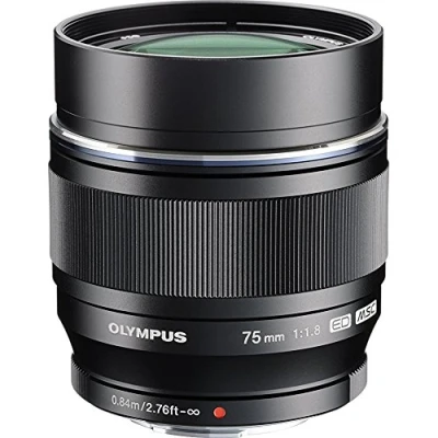 Afbeelding van Olympus MFT 75mm F/1.8 ED M.Zuiko Digital zwart