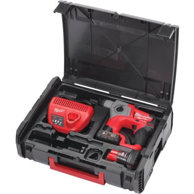 Afbeelding van Milwaukee M12 CH 402X Accuklopboorhamer 12V Inclusief Koffer, 2x accu, C12 C snellader