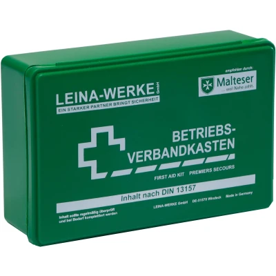 Afbeelding van LEINA verbandkoffer, inhoud DIN 13157, groen