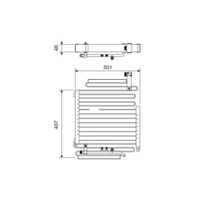 Afbeelding van Valeo Airco condensor 814296