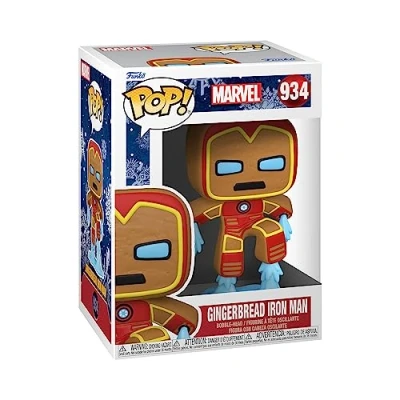 Afbeelding van Funko POP! Marvel Holiday Iron Man Ginger Bread Kerst